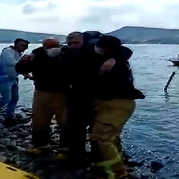İzmir'de düşen askeri eğitim uçağına ait yeni görüntüler
