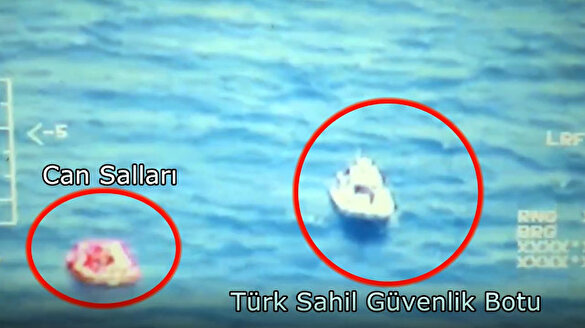 Yunanistan'ın ölüme terk ettiği göçmenler kurtarıldı: O anlar kamerada