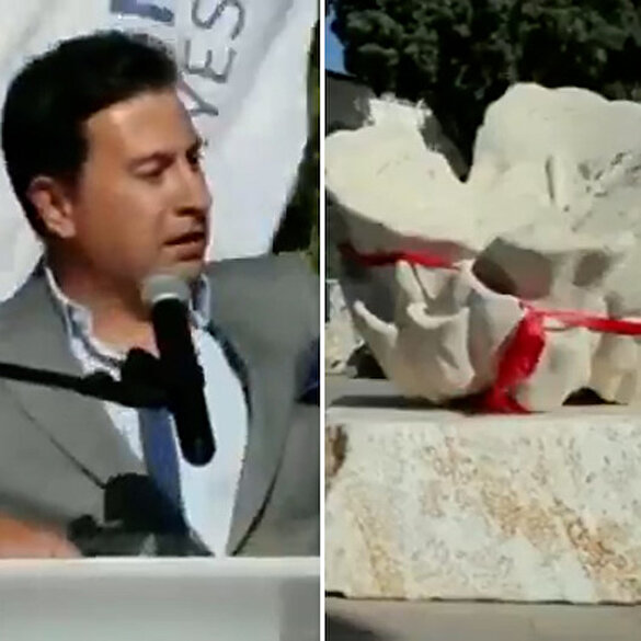 CHP'li Belediye Başkanı Aras'ın heykel mutluluğu: Paralar bunlar için harcanacak