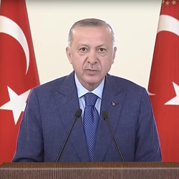 Cumhurbaşkanı Erdoğan Yukarı Afrin Barajı'nın açılışına canlı bağlantı ile katıldı