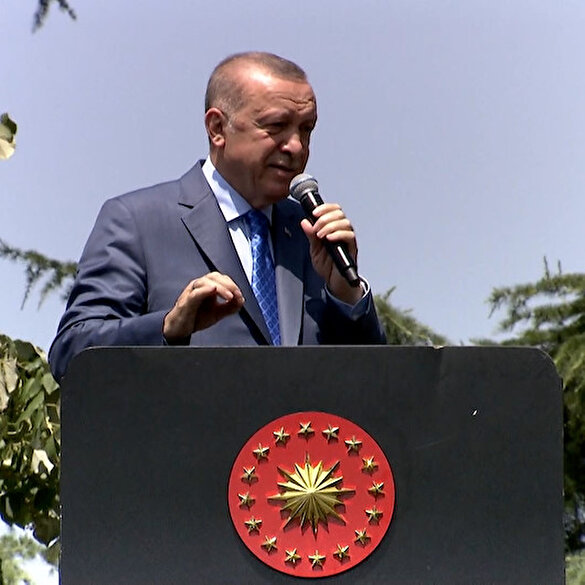 Cumhurbaşkanı Erdoğan: Altay tankını inşallah 2023'ün başında orduya teslim törenini yapacağız