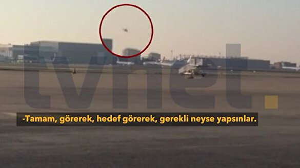 15 Temmuz'a ait yeni görüntüler: Cumhurbaşkanı Erdoğan'ı vurmak için helikopterle Atatürk Havalimanı'na gelen FETÖ'cüler böyle görüntülendi
