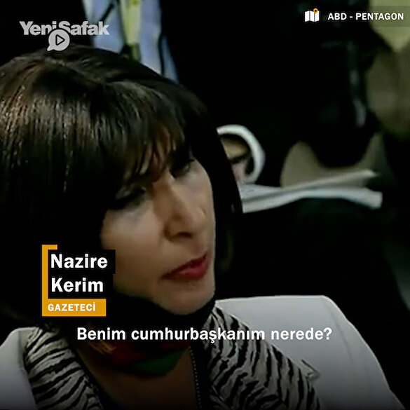 Afgan gazeteci Pentagon sözcüsüne ağlayarak sordu: Cumhurbaşkanım nerede?