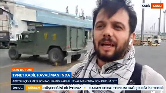 Yeni Şafak Kabil Havalimanı'nda