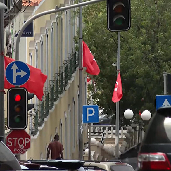 Angola'da Cumhurbaşkanı Erdoğan heyecanı: Sokaklara Türk bayrakları asıldı