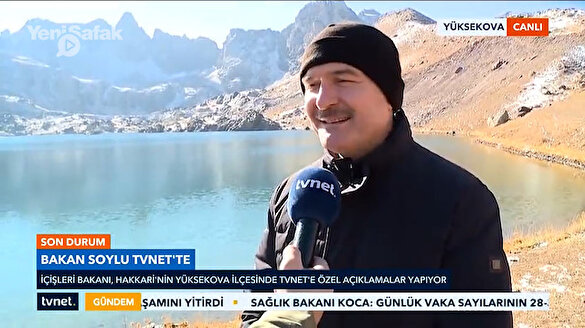 Bakan Soylu terörden temizlenen bölgede TVNET'e konuştu: Hem Hakkari için hem Türkiye için her şey yeniden başlıyor