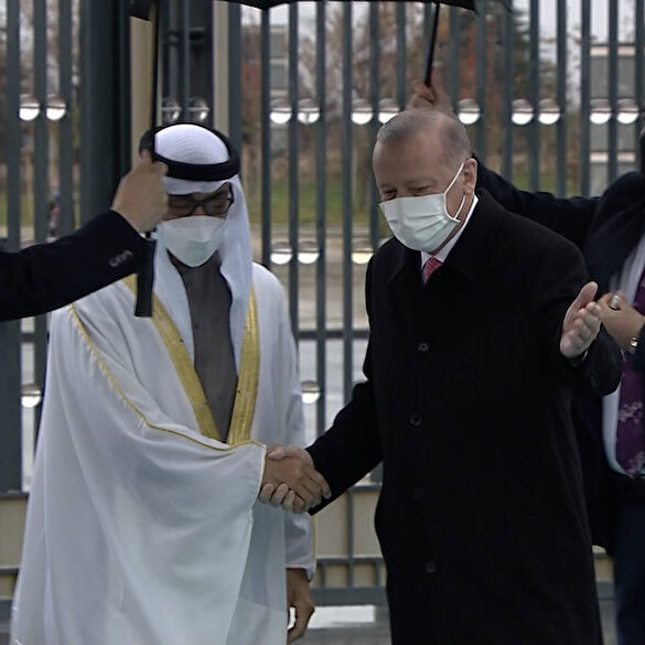 Şeyh Muhammed bin Zayed Ankara'da