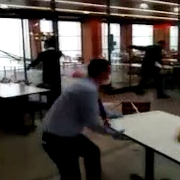 İstanbul'da şiddetli fırtına: Restoranın camları patladı
