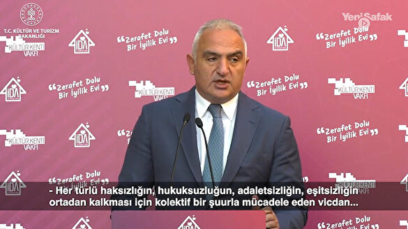 Kültür ve Turizm Bakanı Ersoy: Vakıf duygusunu nice nesillere yayacağız