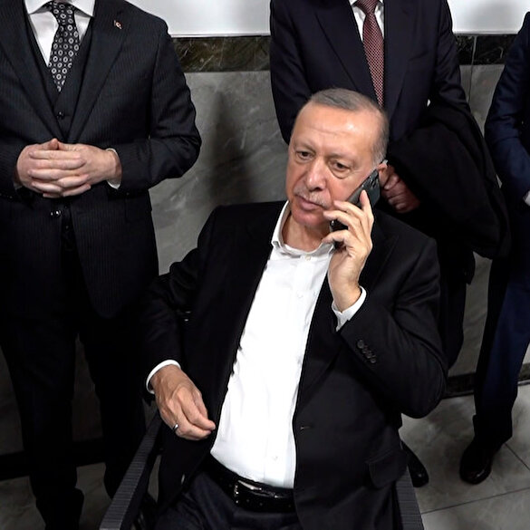 Cumhurbaşkanı Erdoğan pitbull saldırısı sonucu ağır yaralanan Asiye Ateş'in babası ile görüştü