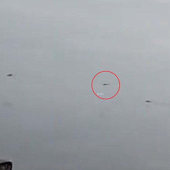 Rus taarruz helikopterinin vurulma anı
