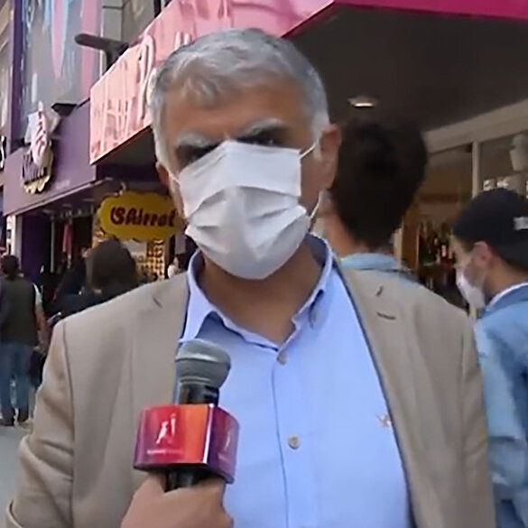 ​Sokak röportajında yüzünü gizleyerek erken seçim isteyen kişi CHP Kadıköy İlçe Başkanı Ali Narin çıktı