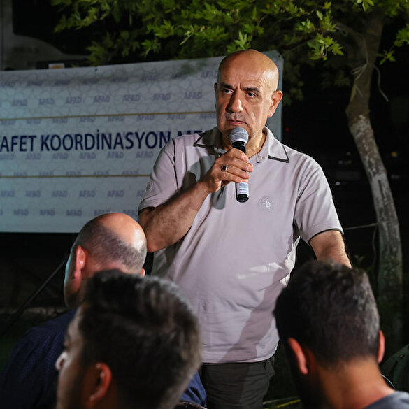 Tarım ve Orman Bakanı Kirişci: Evinden tahliye edilen ailelere üçer bin lira ödeme yapıldı