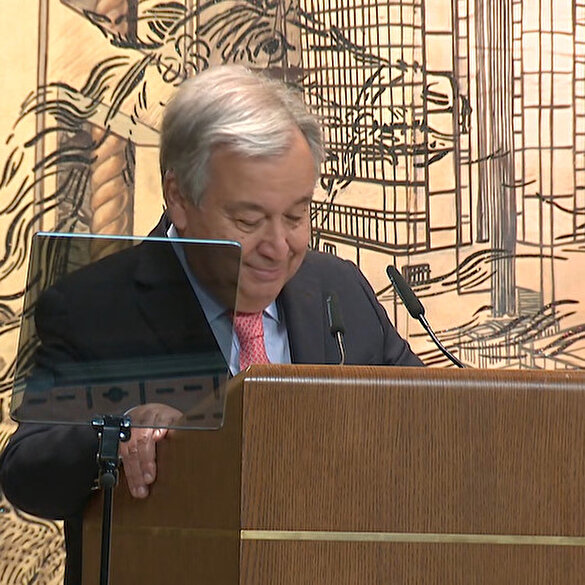 BM Genel Sekreteri Guterres'ten Cumhurbaşkanı Erdoğan'a Türkçe teşekkür