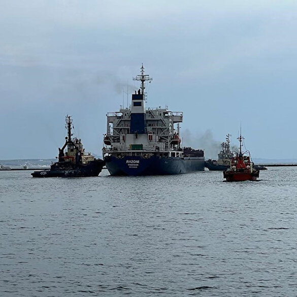 Tahıl yüklü ilk gemi 'Odessa Limanı'ndan hareket etti