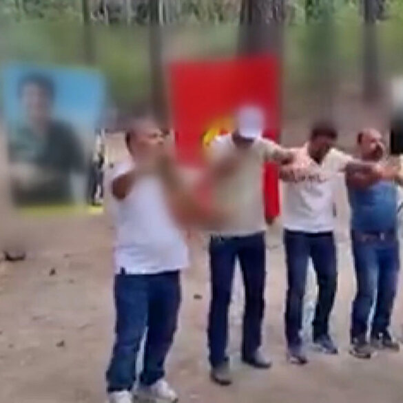 Güney Kıbrıs Rum kesiminde PKK paçavralarının altında terör propagandası