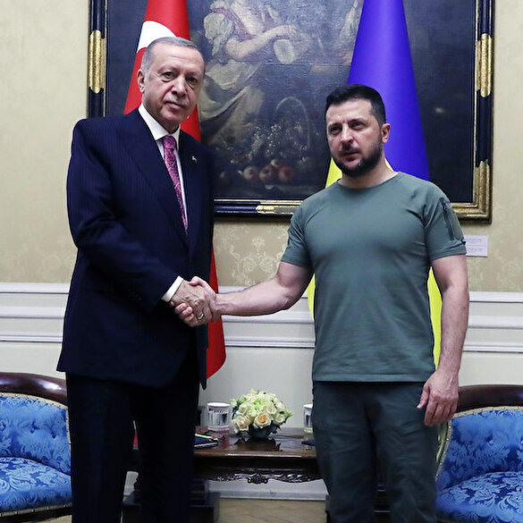 Erdoğan Zelenskiy ile Lviv'de bir araya geldi