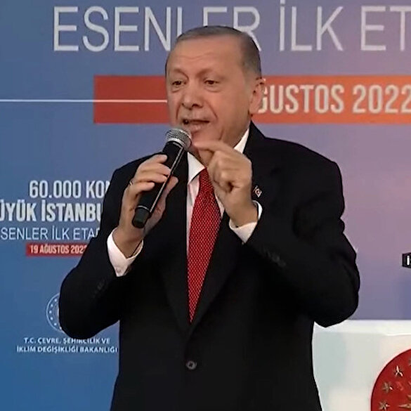 Cumhurbaşkanı Erdoğan: Sel oluyor yangın oluyor belediye başkanı yok İstanbullu gereken dersi verecek