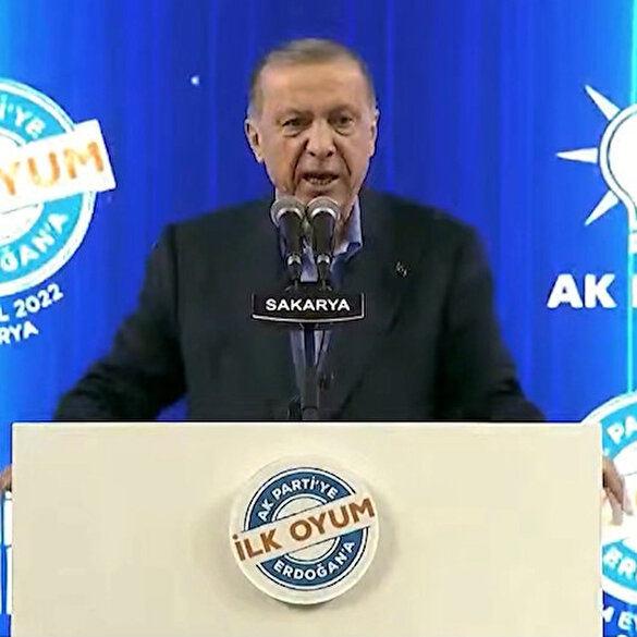 Cumhurbaşkanı Erdoğan yeni kampanyayı duyurdu: İlk oyum Erdoğan'a ilk oyum AK Parti'ye