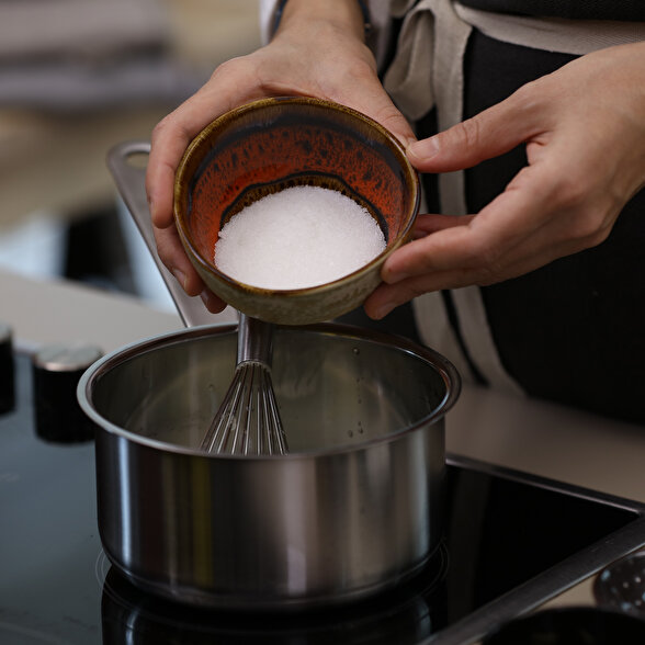 Yulaflı Limon Soslu Cheesecake