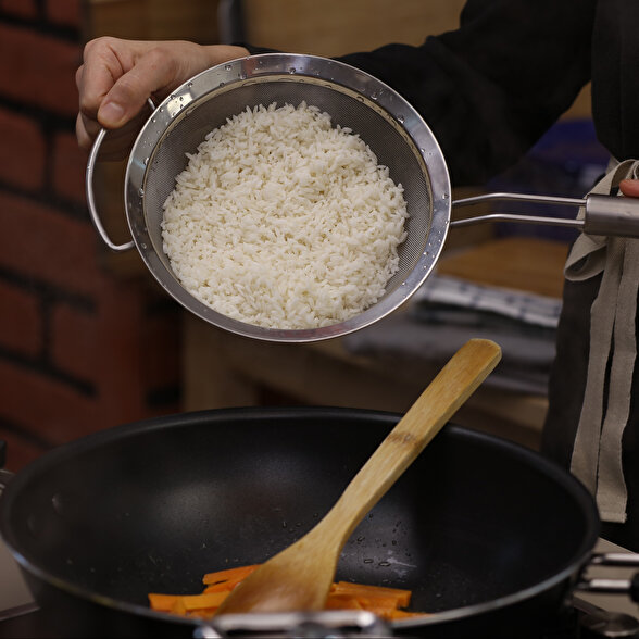 Bademli Havuçlu Etli Pilav