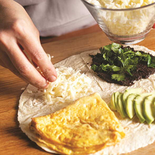 Yumurtalı Lavaş Katlama