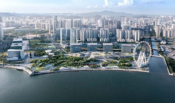 ASLA ödüllü peyzaj tasarımı: Waterfront Kültür Parkı