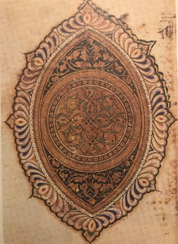 Tezhip sanatında, Selçuklu Dönemi’nden bir güzel: Münhanî Motifi