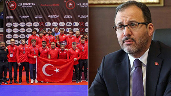 Bakan Kasapoğlu'ndan milli güreşçiler için tebrik mesajı