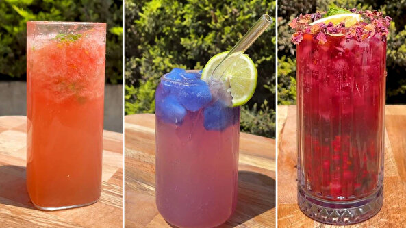 Sıcaktan bunalanlara Lokma'dan serinleten içecek tarifleri