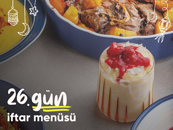 26.gün iftar menüsü