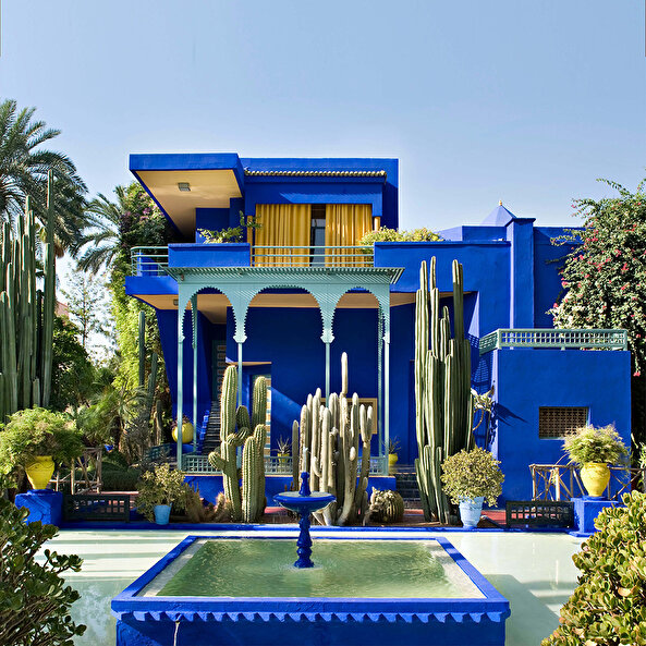 Bir sanat eseri olarak bahçe: Jardin Majorelle