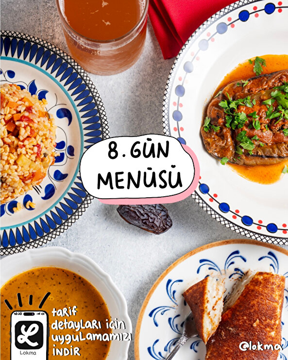 Misafir gelirse panik yok! 8. Gün iftar menüsü tarifleri
