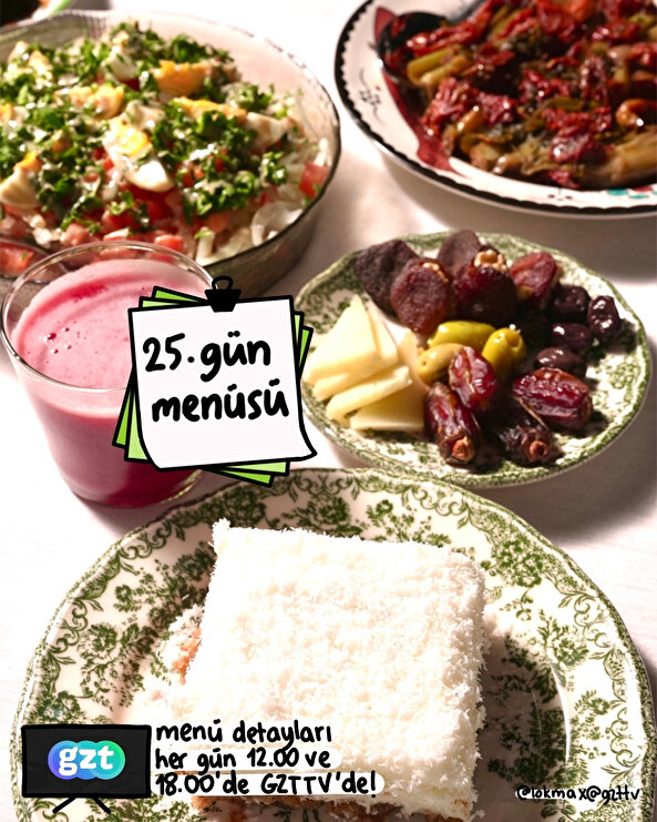 Klasiklere modern dokunuş: Ramazanın son günlerine özel iftar menüsü