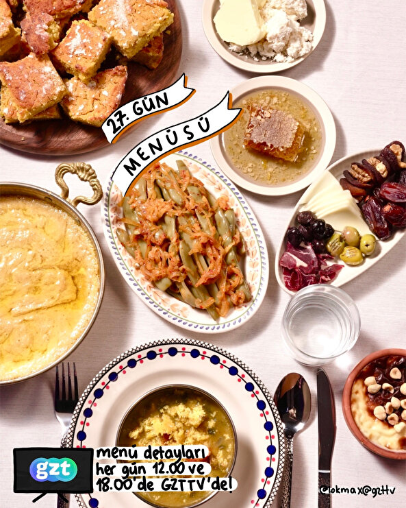 Trabzon’un rengarenk iftar sofrası: Karalahana çorbasından Hamsiköy sütlaca