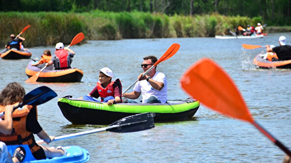 Kahramanmaraş'ta kano festivali düzenlendi