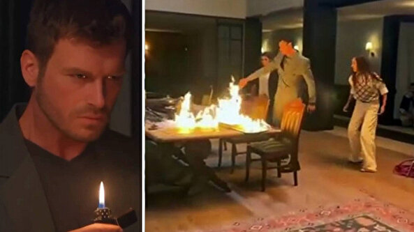 Kamera arkası görüntüleri paylaştı, kariyeri bitti: Kıvanç Tatlıtuğ'un tartışma yaratan dublörlü sahnesi