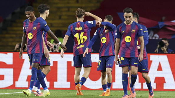 Barcelona, Olympiakos'a gol oldu yağdı