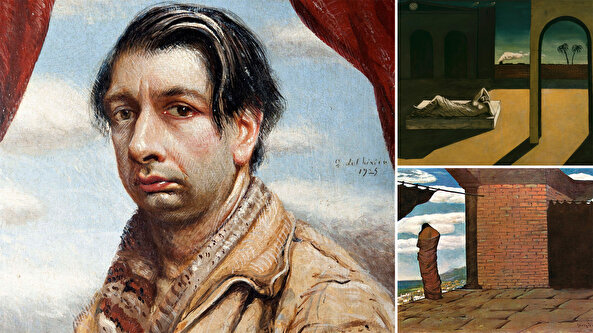 Giorgio de Chirico’nun metafizik resimlerinde zaman ve mekân yeniden yorumlanıyor