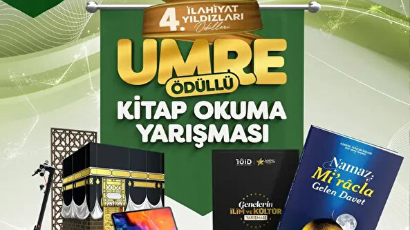 Umre fırsatı gençleri bekliyor: 4. İlahiyat Yıldızları Kitap Okuma Yarışması heyecanı başladı