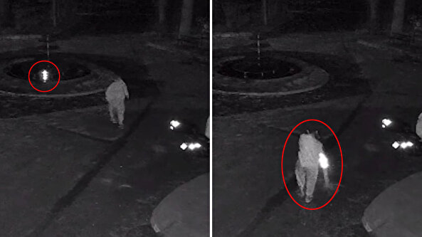 Burdur’da mezarlıkta çekilen görüntüler tepki çekti: Kamera kayıtları yayımlandı