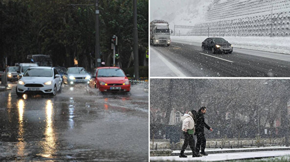 Türkiye’de hava alarm veriyor: Sağanak yolları göle çevirdi, kar kapıda