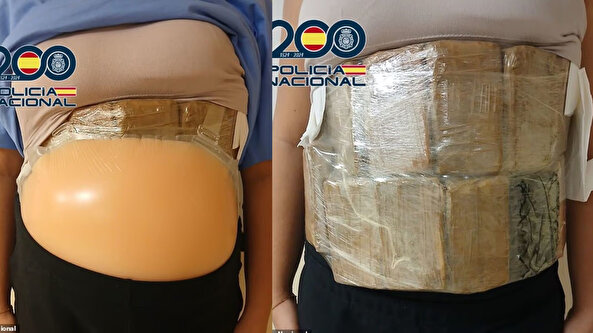 Sahte hamilelik karnıyla yakalandı: Havalimanında inanılmaz uyuşturucu planı