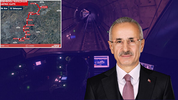 Bakan Uraloğlu tarih verdi: Başkente dev ulaşım hamlesi! Esenboğa metro hattı için geri sayım başladı