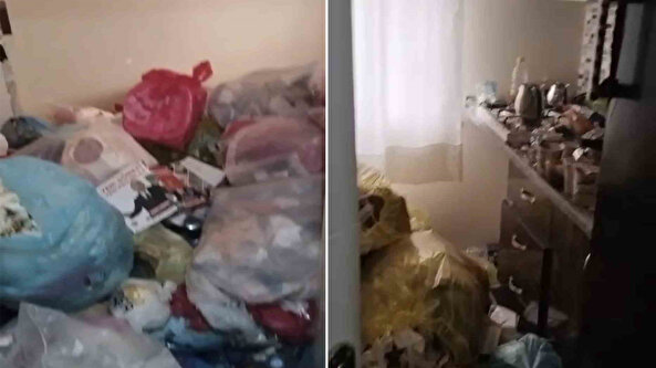 Kapıyı açtığında hayatının şokunu yaşadı! Kiraya verdiği daire çöplüğe dönmüş