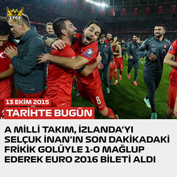 Tarihte bugün: Son dakikada EURO 2016 bileti