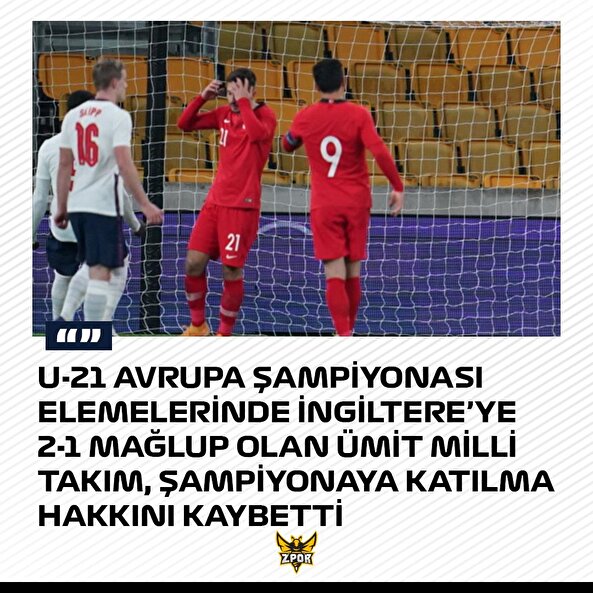 Ümit Milli Takım şampiyonaya gidemedi