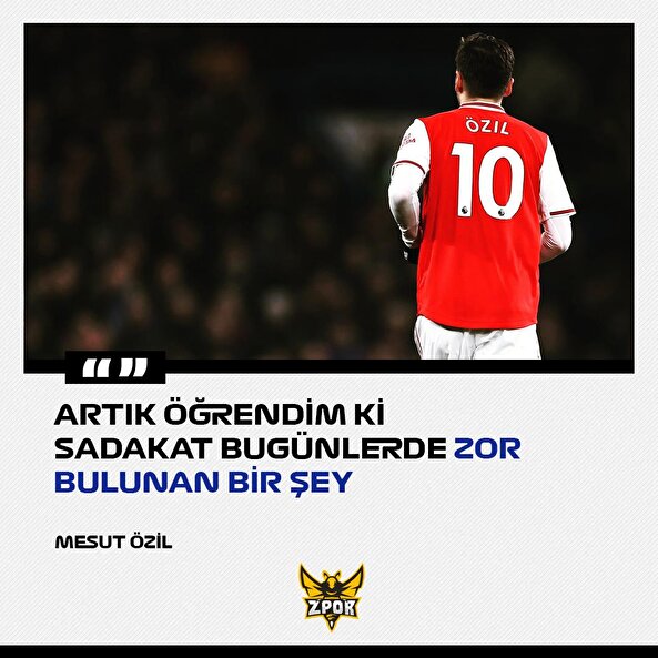 Mesut kadro dışı kaldığı için üzgün