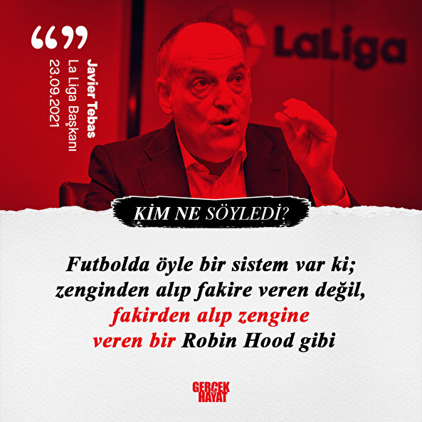 Futbol, fakireden alıp zengine veren bir sistem