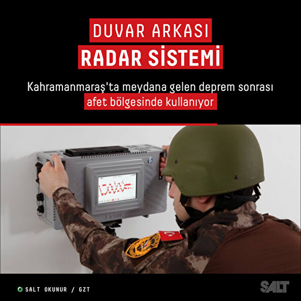 Duvar arkası radar sistemi: Enkazlarda nasıl kullanılıyor?